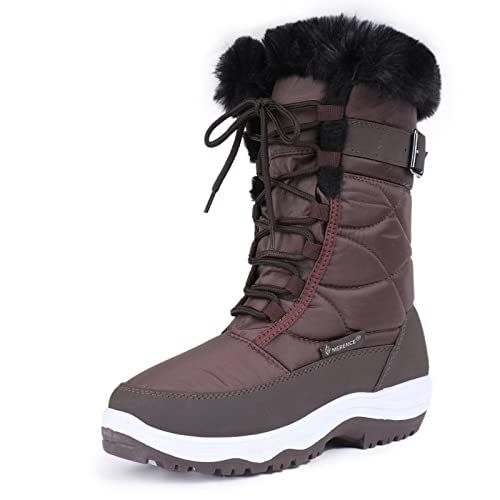 Water-Resistant Fur-Lined Snow Boots