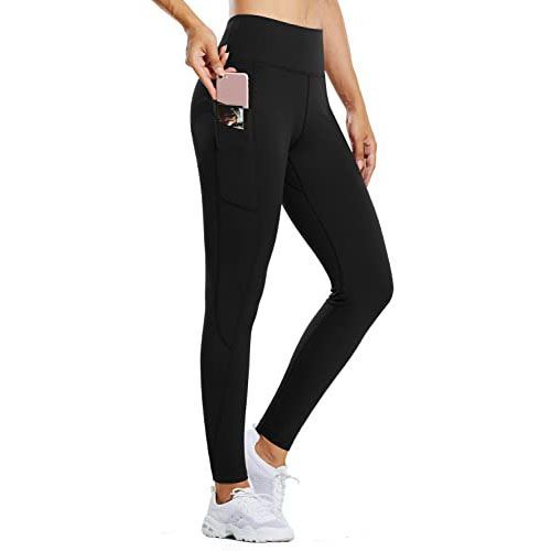 Women's Fleece Lined Sweatpants Slim-Fit Warm Comfy Sports Pants with Pockets  Athletic Running Workout Pants 