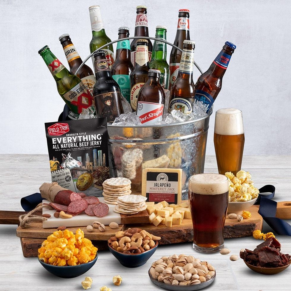 Craft Beer and Snacks Gift Box