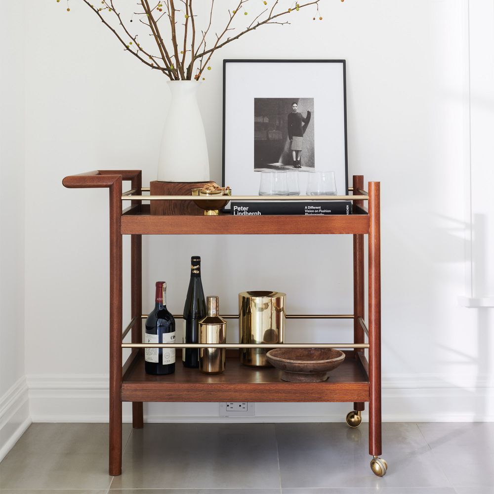 Mid century bar cart buy