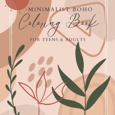 Minimalist Boho Coloring Book