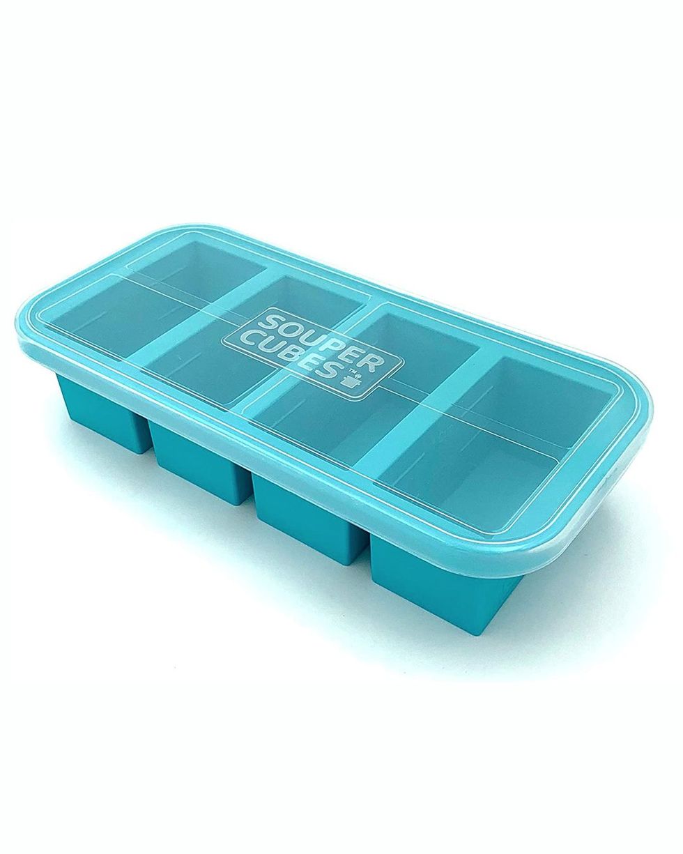 1-Cup Extra-Large Silicone Freezing Tray with Lid