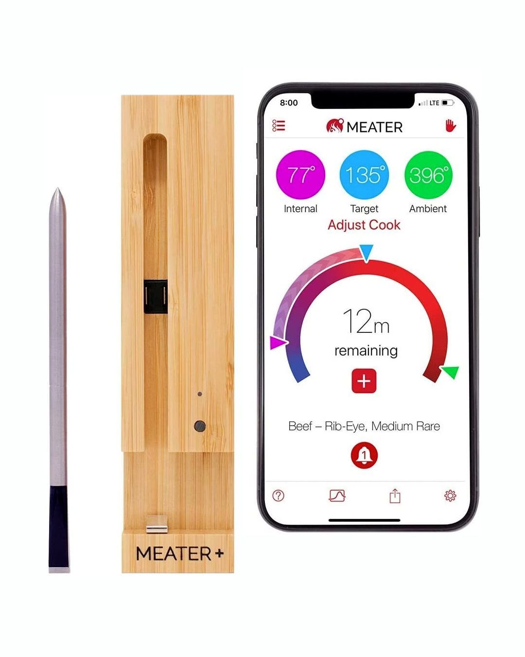 Plus Smart Meat Thermometer with Bluetooth