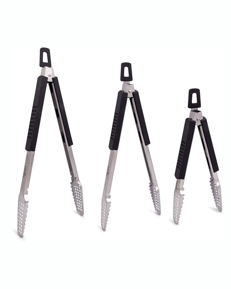 Soft Grip 3-Pack Grilling Tongs