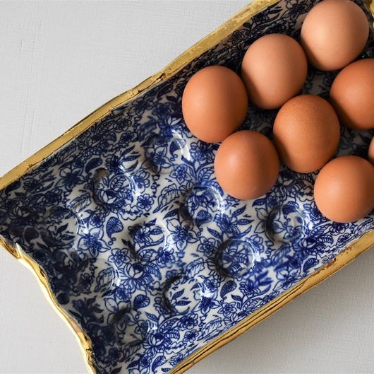 Ceramic One Dozen Egg Crate + Reviews