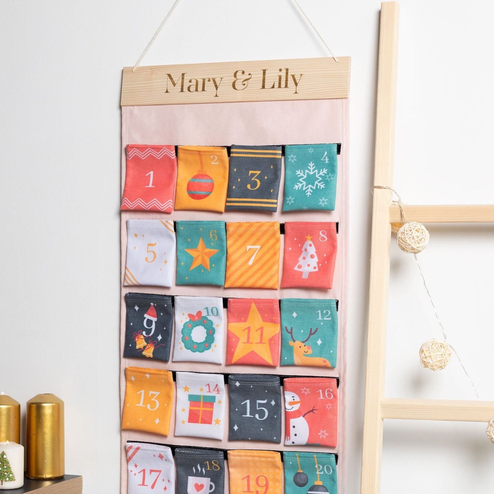 Reusable Advent Calendar for 2022 - Fill Your Own Advent Calendar