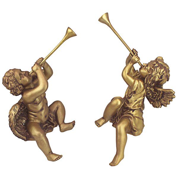 Trumpeting Angels Figurine Set