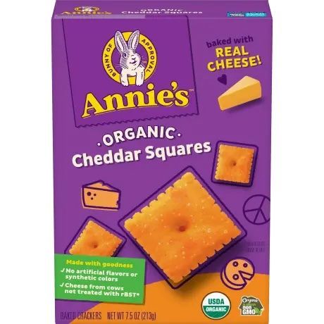 Annie’s Organic Cheddar Squares