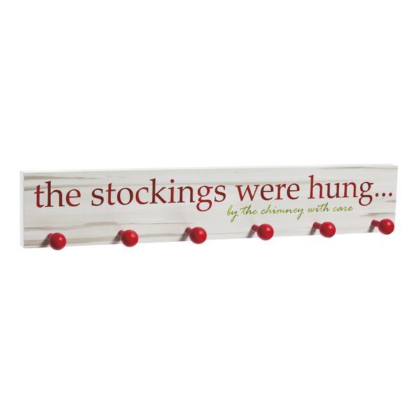 The Stockings Were Hung... Wooden Stocking Holder