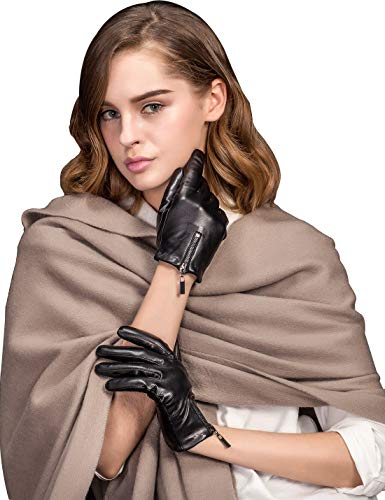 Guantes con cremallera