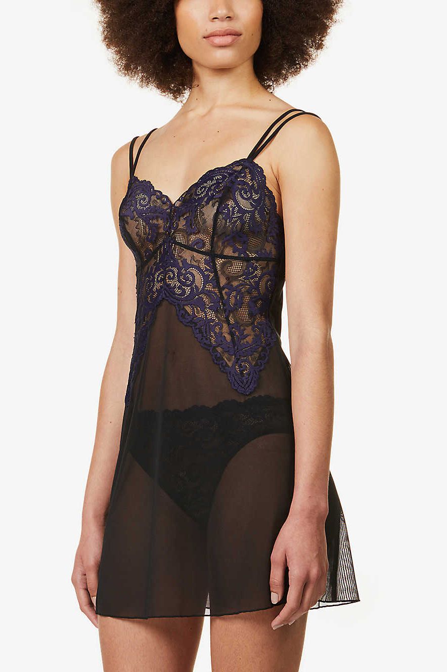 Instant Icon stretch-lace chemise