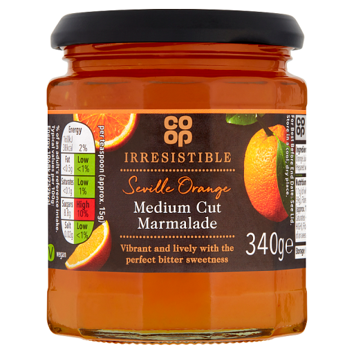 Co-op Irresistible Seville Orange Medium Cut Marmalade 340g