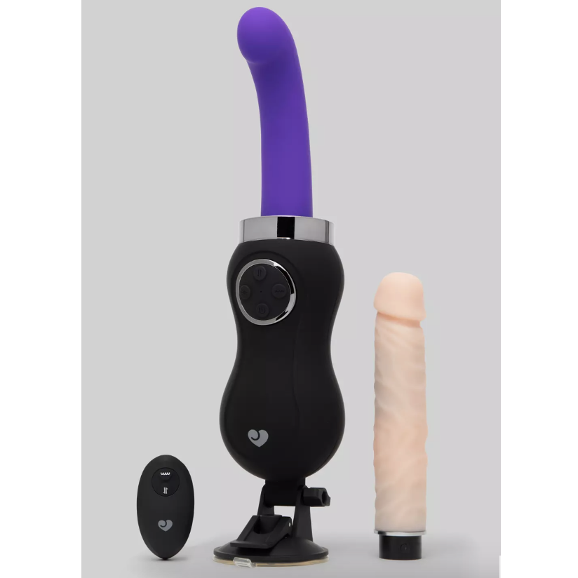 Love Motion Remote Control Warming Thrusting Sex Machine Set