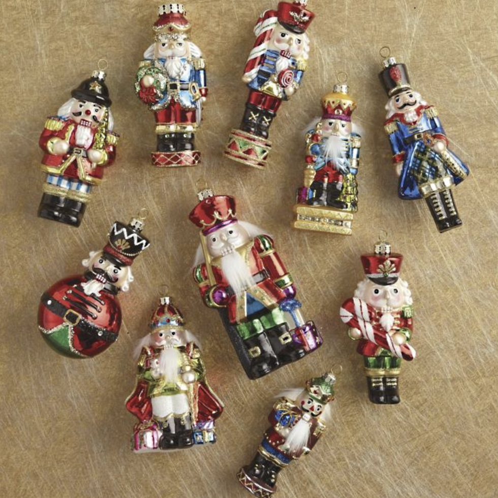 Nutcracker Ornaments, Set of 10