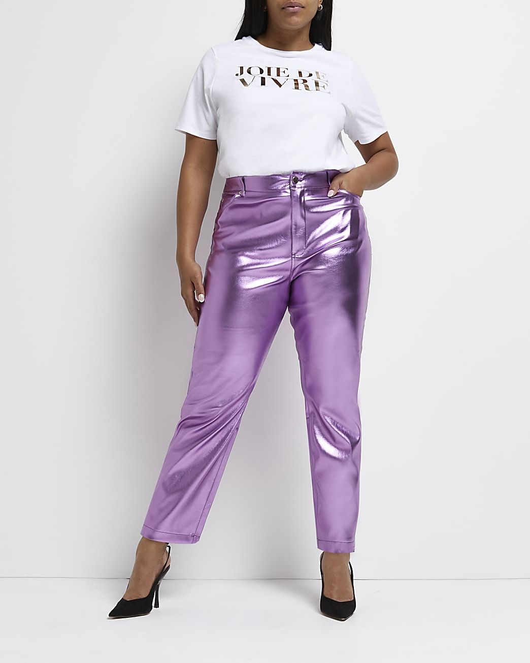 River Island Leather Trousers outlet  1800 products on sale   FASHIOLAcouk