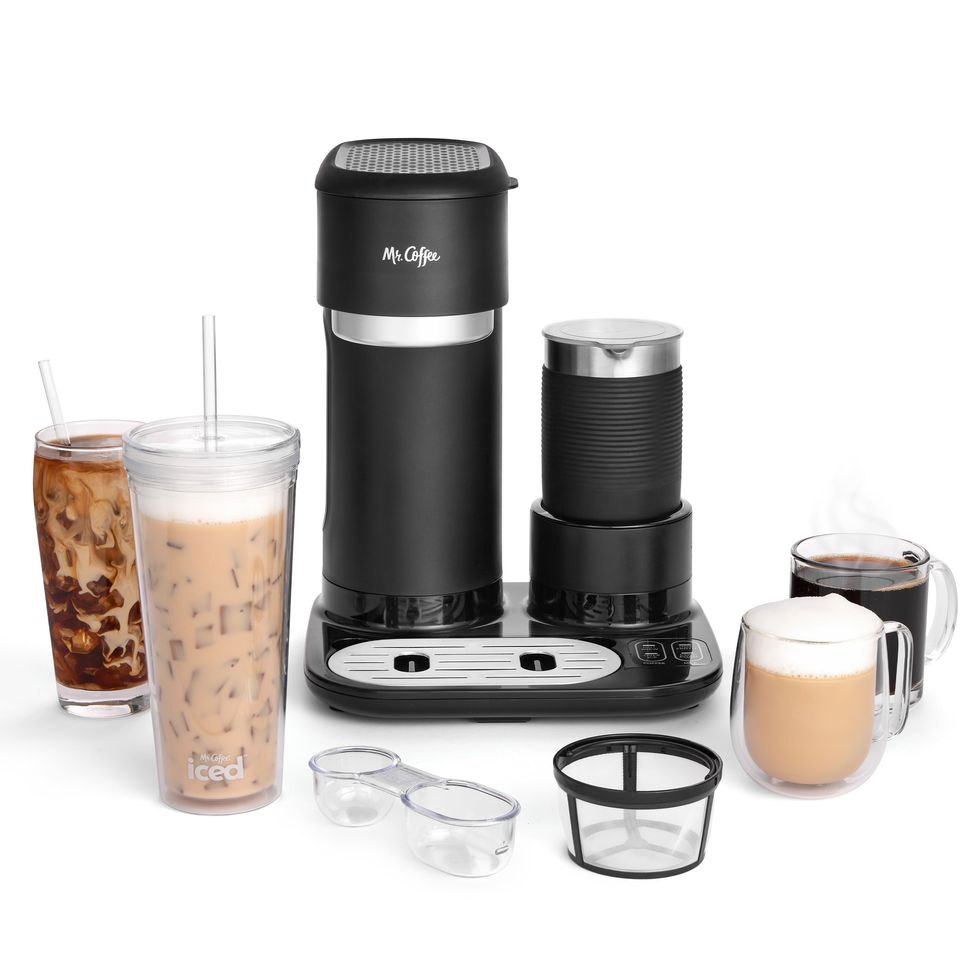 4-in-1 Single-Serve Latte, Iced, and Hot Coffee Maker 