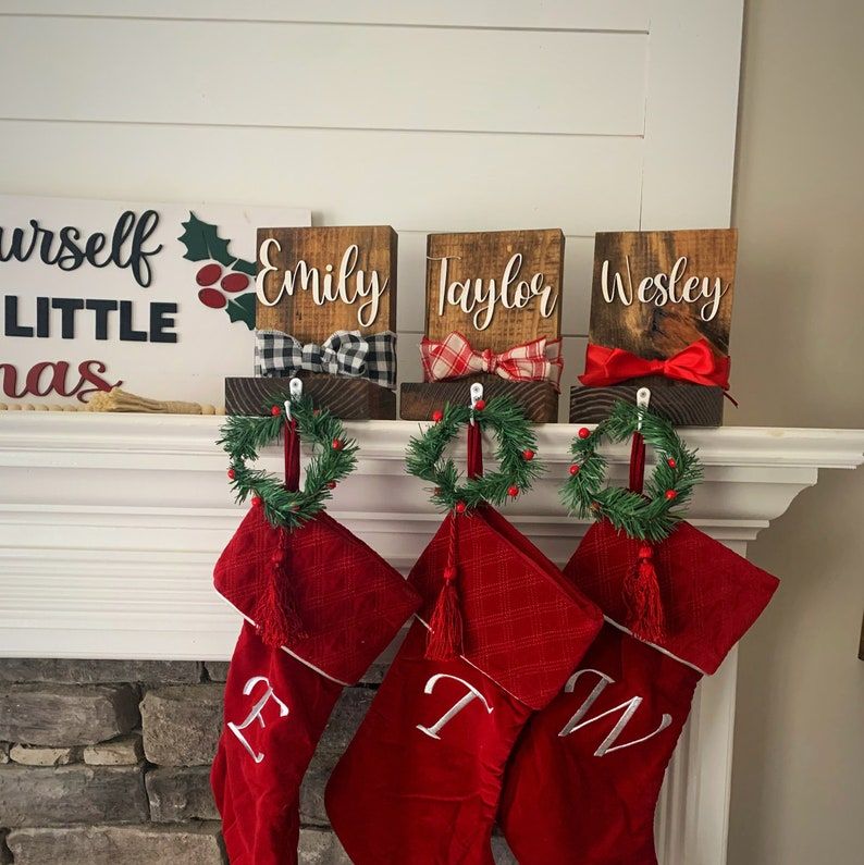 3D Personalized Stocking Holder