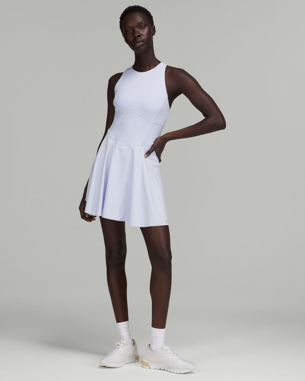 Tennis Dress with Shorts Underneath Workout Dress Built in Bra