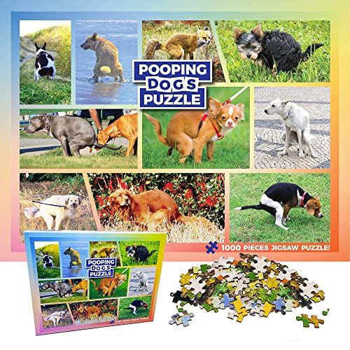 Pooping Dogs 1000 Piece Puzzle