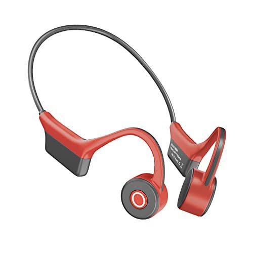 Tayogo Auriculares de conducción ósea, auriculares inalámbricos Bluetooth  de conducción ósea, auriculares abiertos con micrófono, para correr