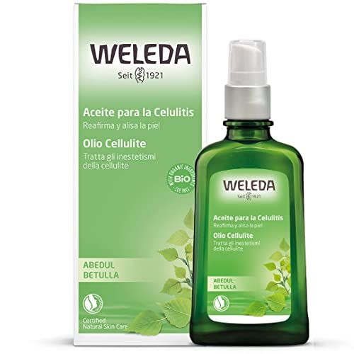 Olio Cellulite Betulla, trattamento degli inestetismi della cellulite, drenante e detox a base di foglie di betulla bio