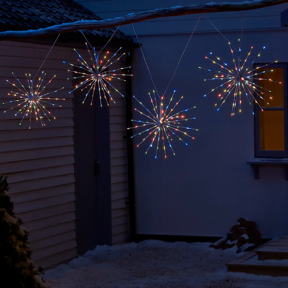 Homebase Christmas Lights, Set of 4