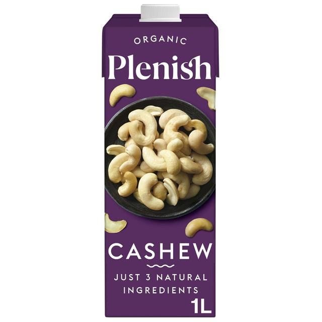 Plenish Organic Cashew Unsweetened Drink 1L