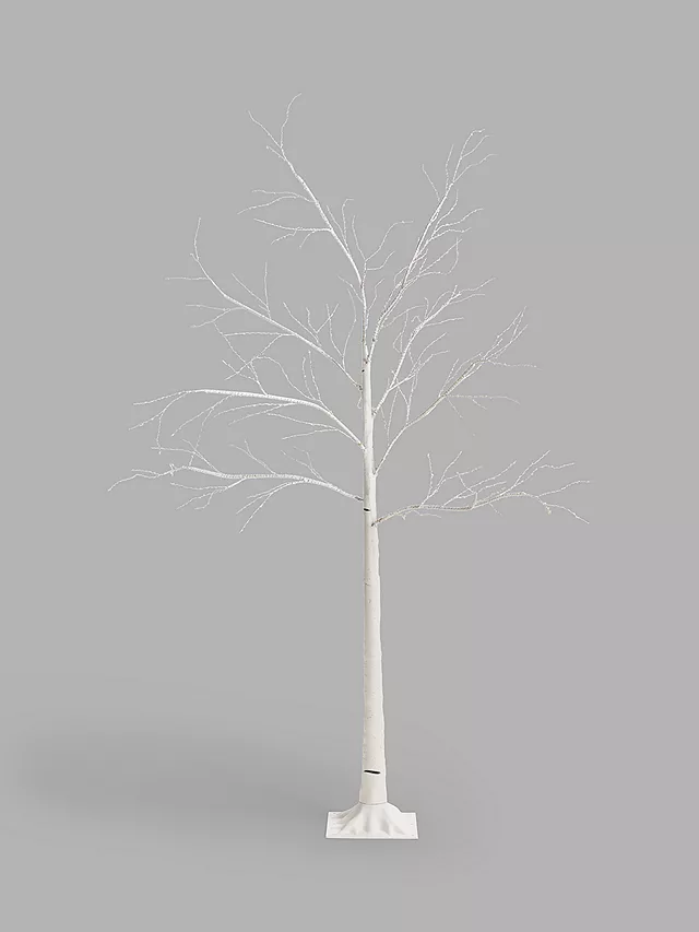 White Birch Pre-Lit Twig Tree