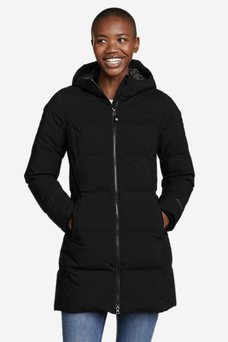 Eddie Bauer Women's Glacier Peak Fleece-Lined Tights, Black, Small at   Women's Clothing store