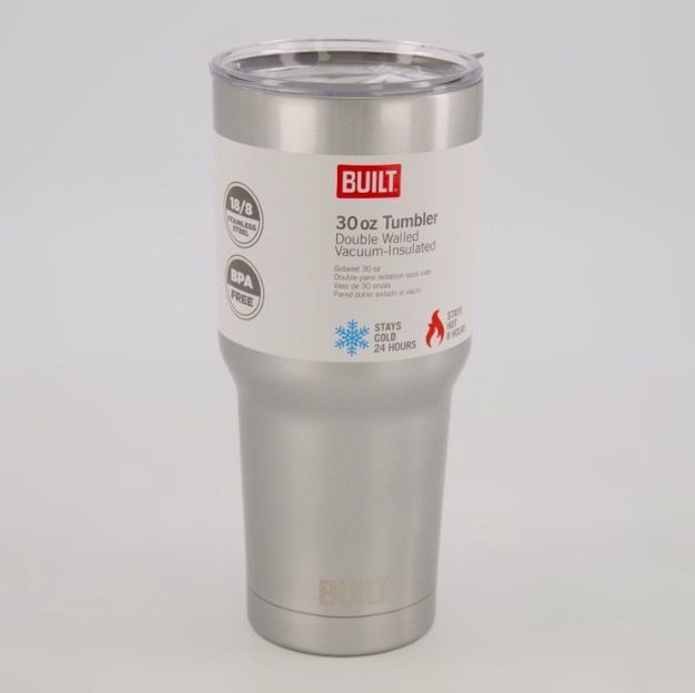 Thermal silver tumbler flask