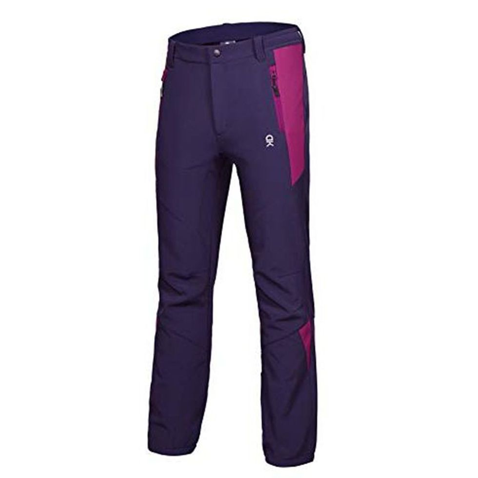 Women's Fleece Lined Insulated Softshell Snow Hiking Pants – Little Donkey  Andy