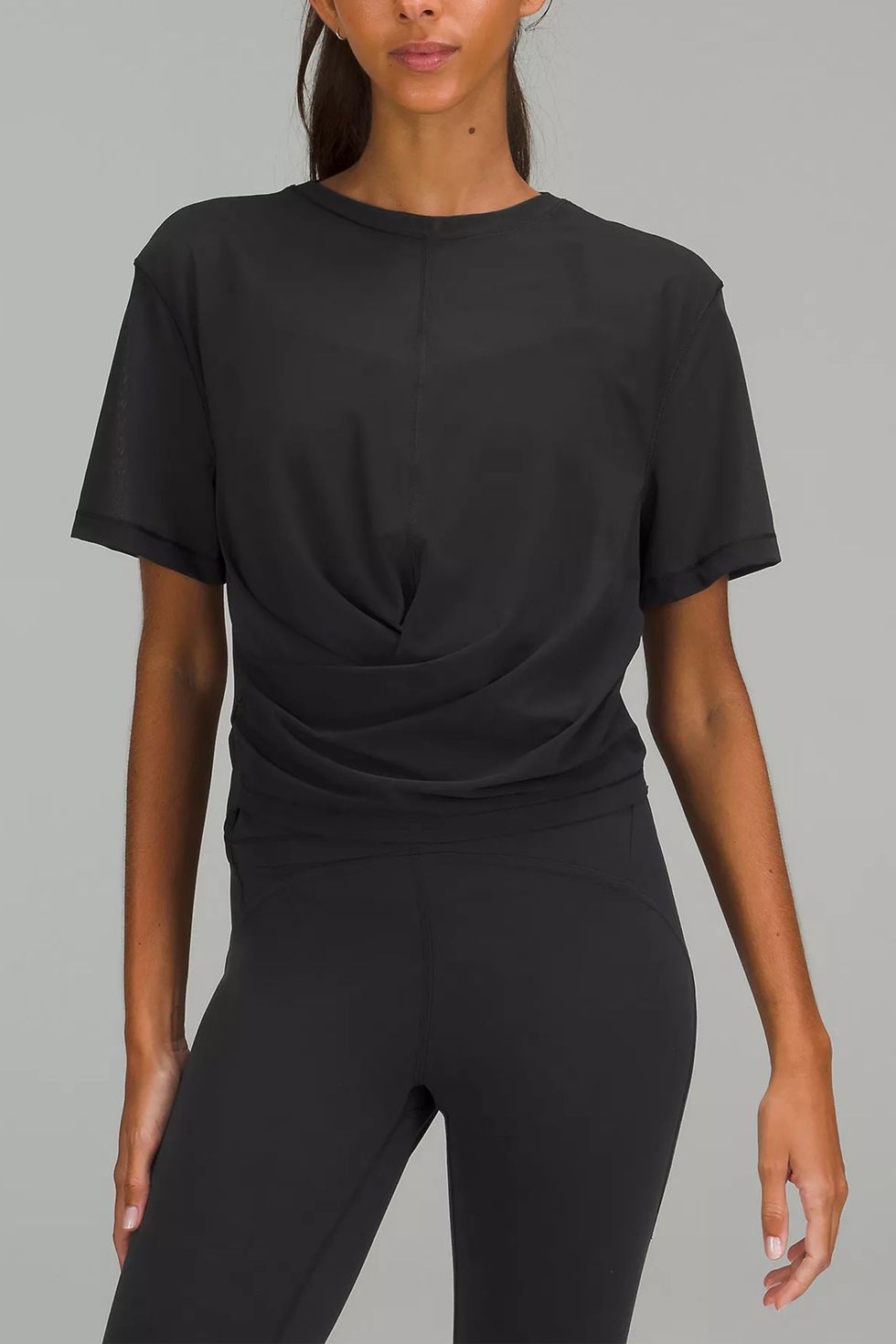 New Lululemon Crescent T-Shirt Short Sleeve Tee Top Size 2 Rover