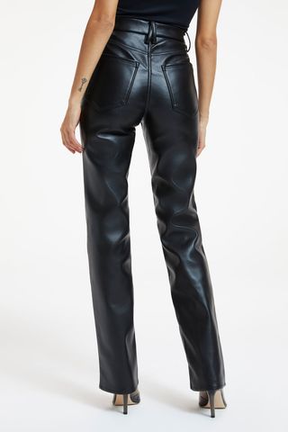 Good Icon Faux Leather Trousers