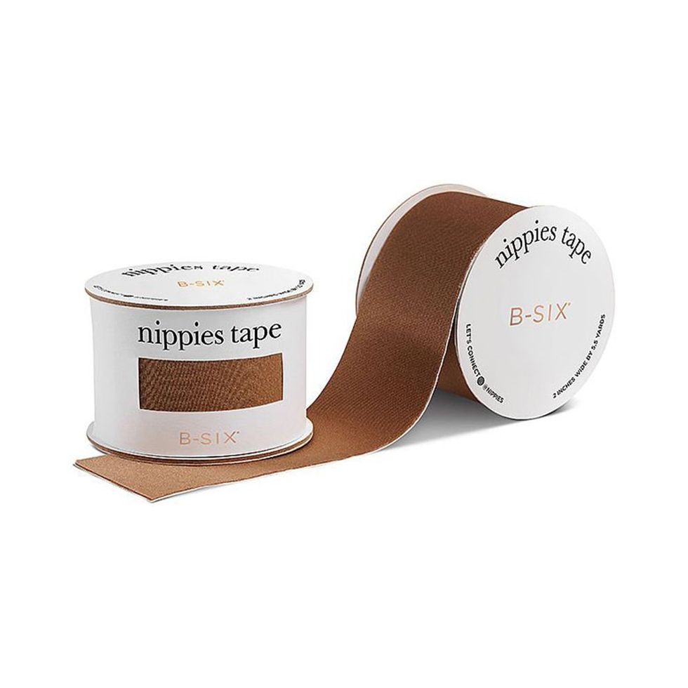 Good Lines - Perfect two strip boob tape application which is