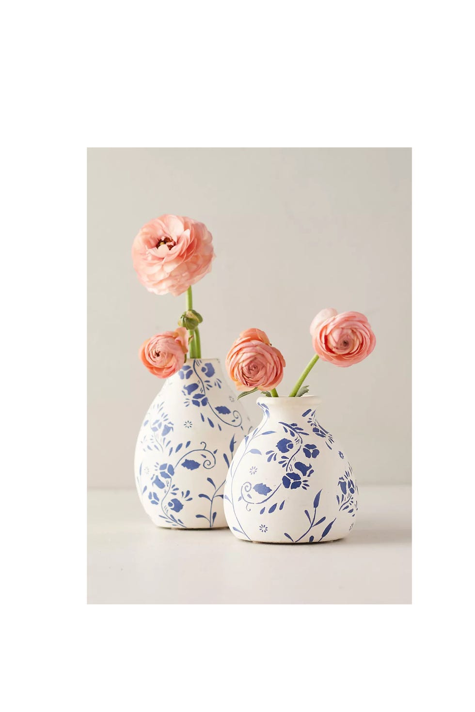 Floral Ceramic Bud Vase