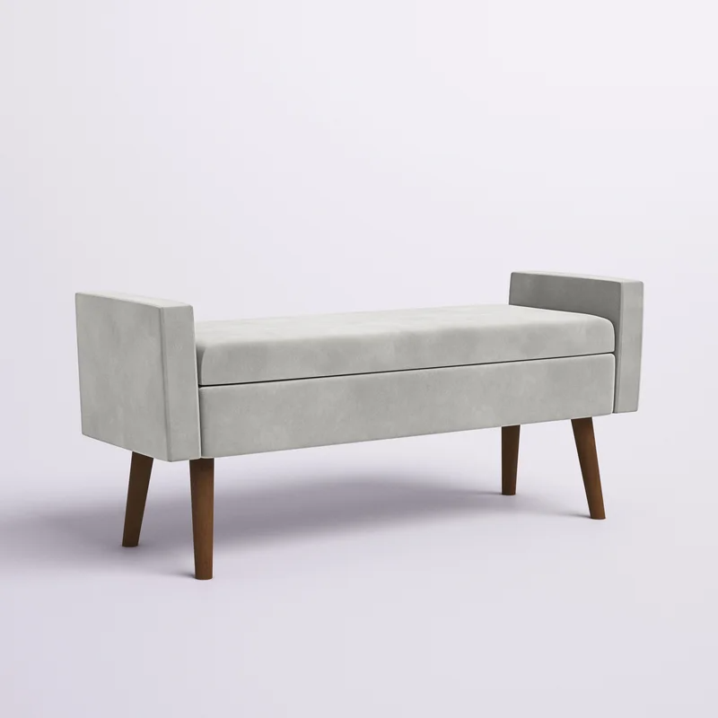 Mosier Upholstered Flip Top Storage Bench