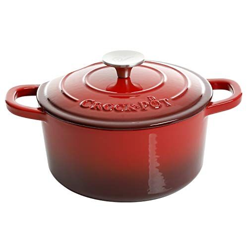 5.5 Qt Enameled Cast-Iron Series 1000 Covered Round Dutch Oven - Dark Blue  - Tramontina US