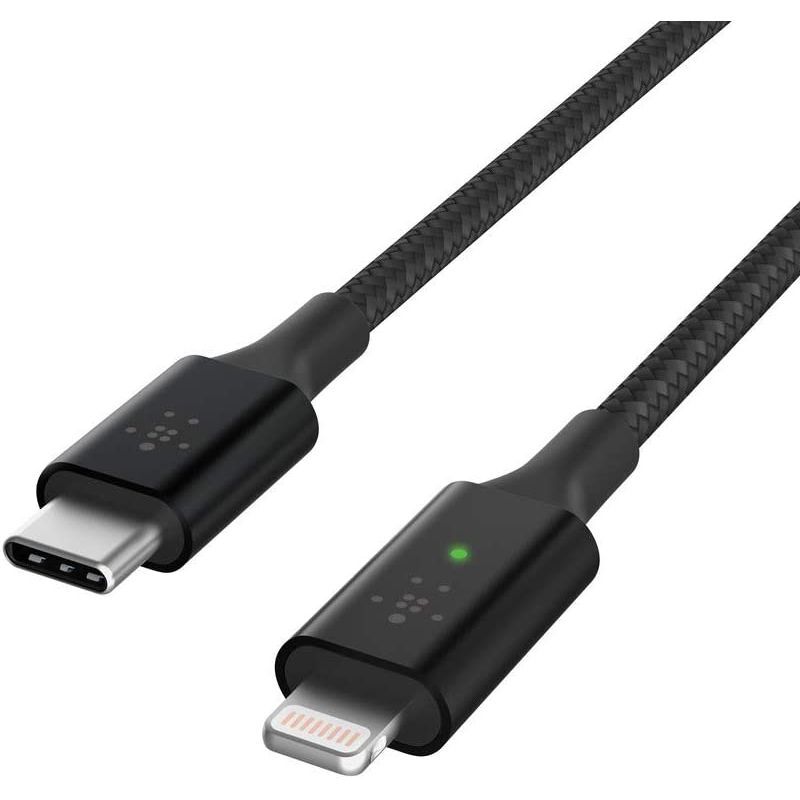 BoostCharge Smart LED USB-C to Lightning Cable