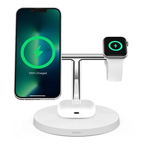 Belkin MagSafe 3-in-1 Wireless Charging Stand with MagSafe