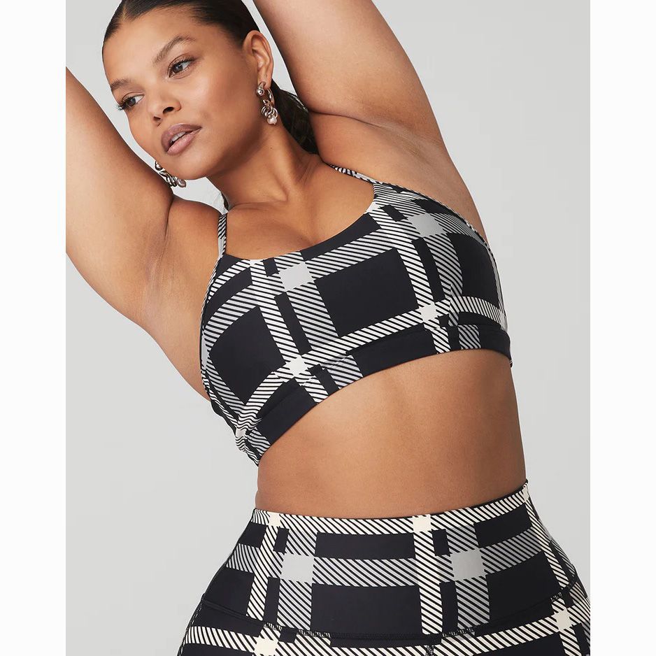 Airlift Magnified Plaid Intrigue Bra
