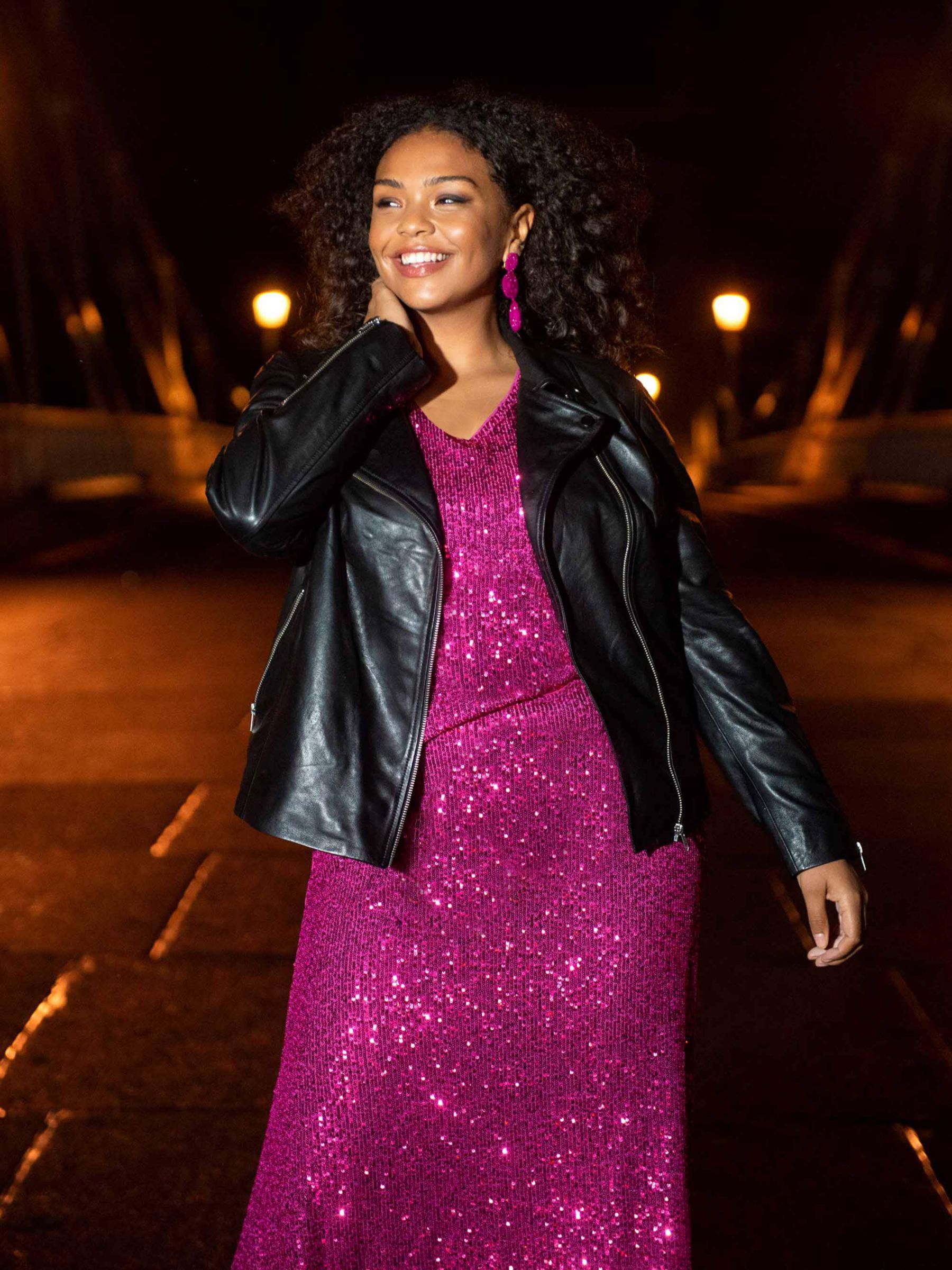 Plus size top sequin skirt history