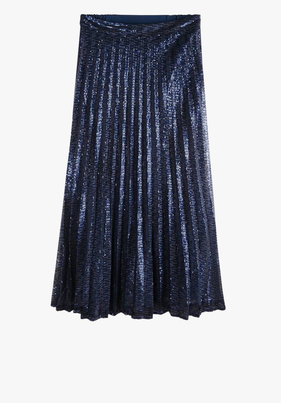 Clio Pleated Sequin Skirt, £129