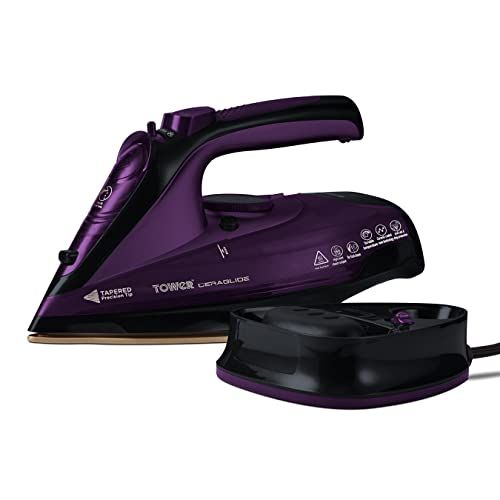 Black + Decker Purple Easy Steam Compact Iron
