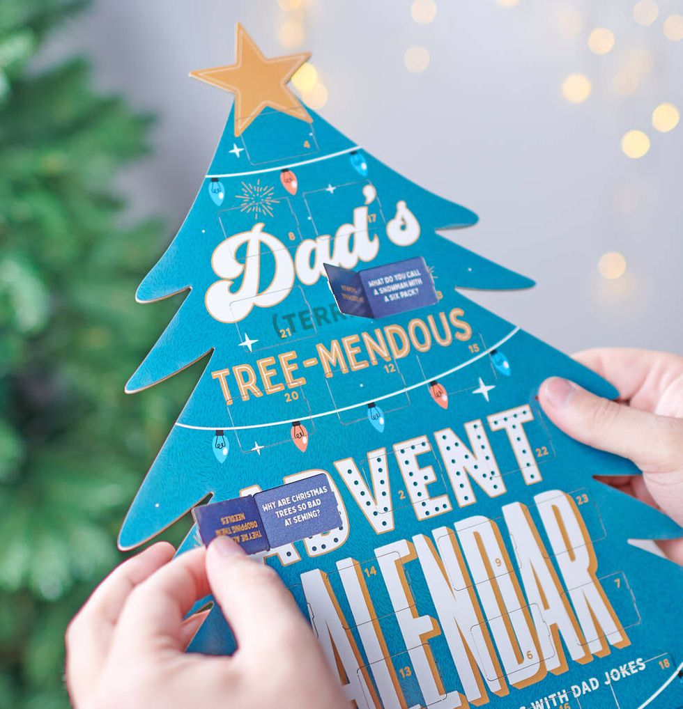 Personalised Funny Dad Joke Advent Calendar
