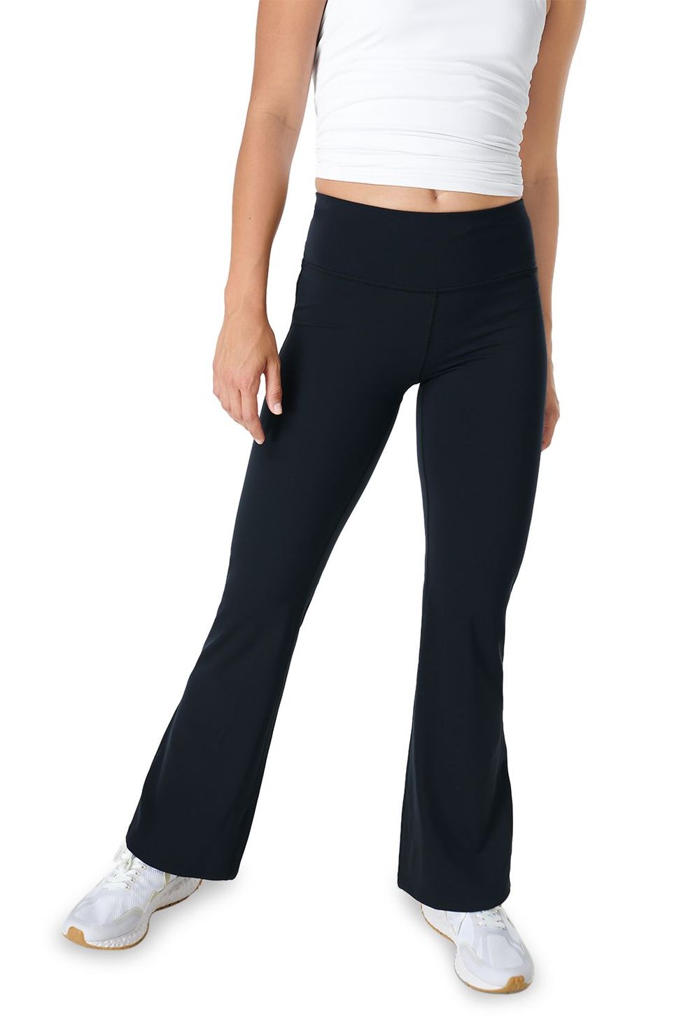 Flare Leggings with Fron Slit