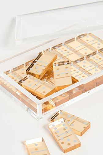 Tizo Design Gold Domino Set