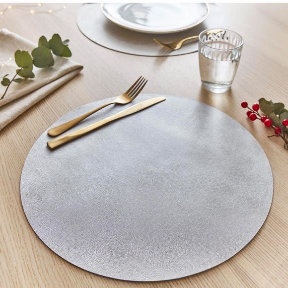 Reversible Leather Placemat, set of 2