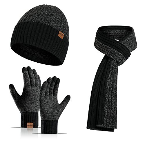 High Quality 2022 Male Winter Hat And Scarves Set For Men And