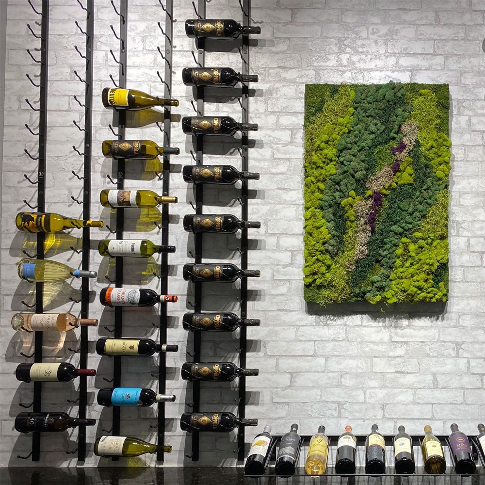 Indurial 21-Bottle Wall Mounted Wine Bottle Rack