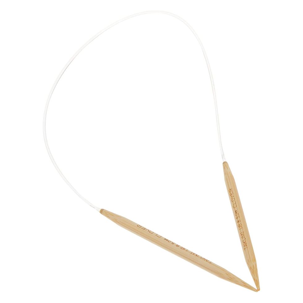 Clover 3016/16-08 Takumi Bamboo Circular 16-Inch Knitting Needles, Size 8